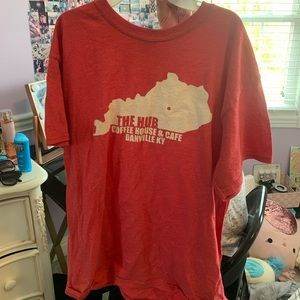 Coffee shop shirt size large